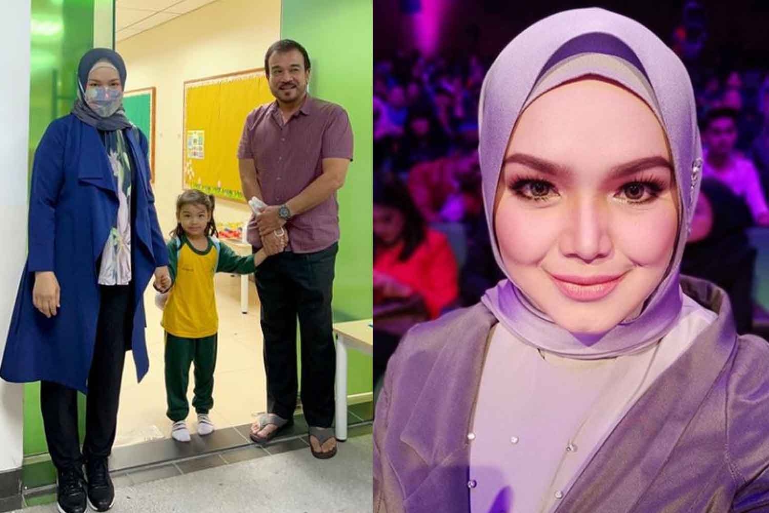 Aafiyah dah mula masuk sekolah, Siti Nurhaliza luah perasaan sebak