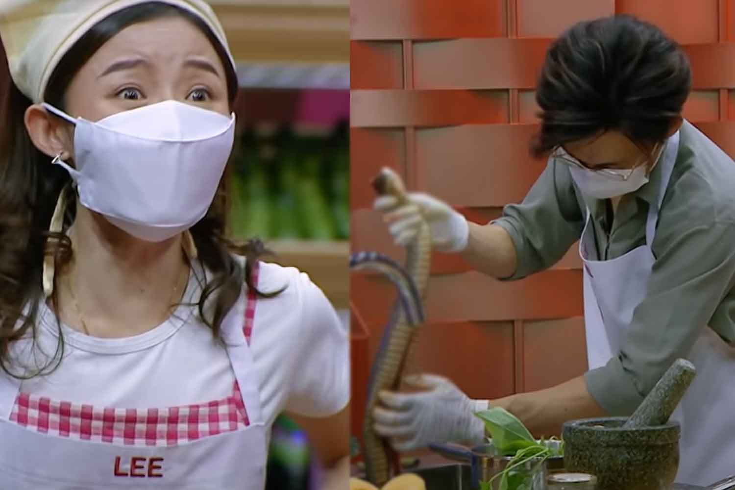 Peserta Masterchef terkejut kena masak Ular sekali ini yang terjadi