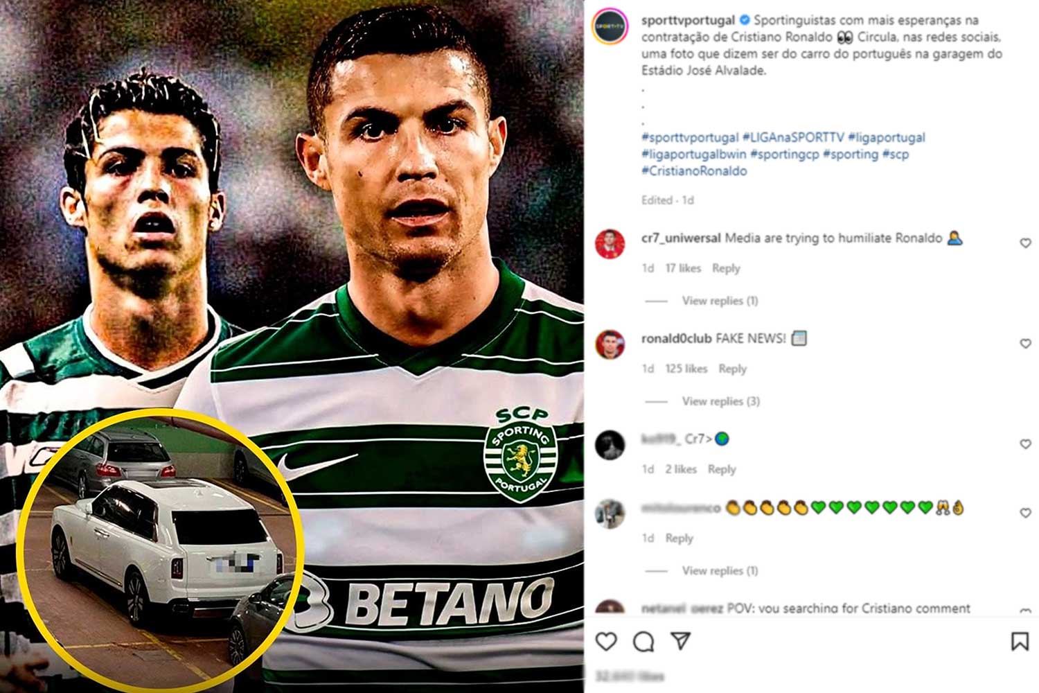 'Fake!', akhirnya Ronaldo bersuara