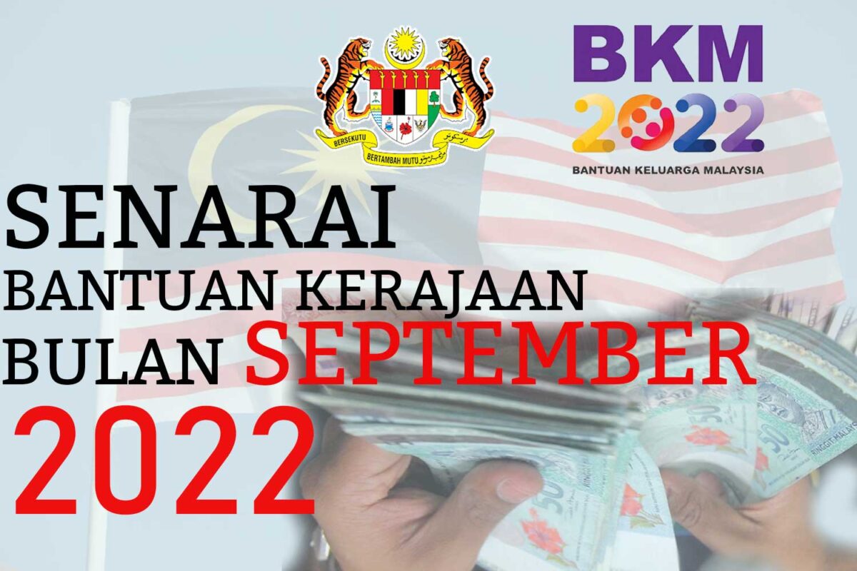 Ini Senarai Bantuan Yang Rakyat Malaysia Akan Terima Bulan September Ini