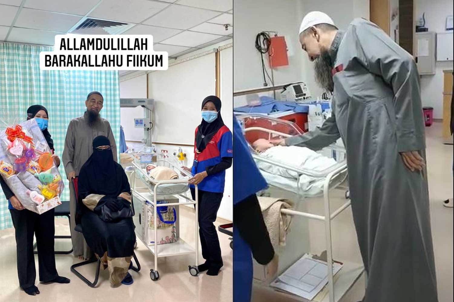 Ustaz Azhar Idrus timang anak ke-12, "power ustak!"- netizen