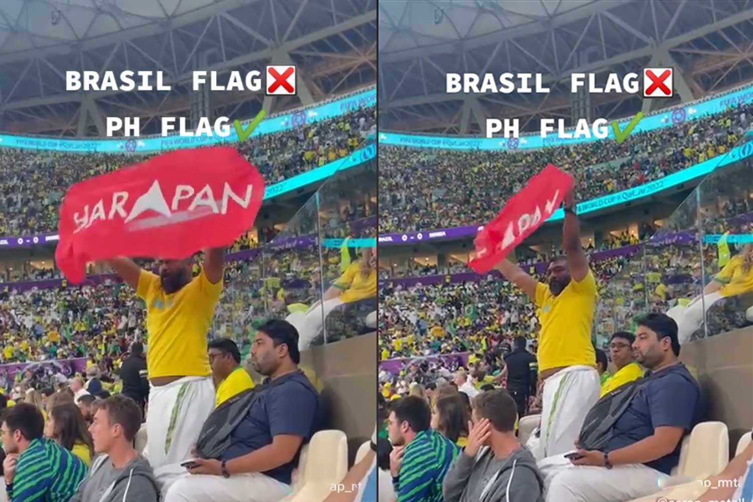 Bendera HARAPAN berkibar di Stadium Piala Dunia Qatar jadi perhatian dunia