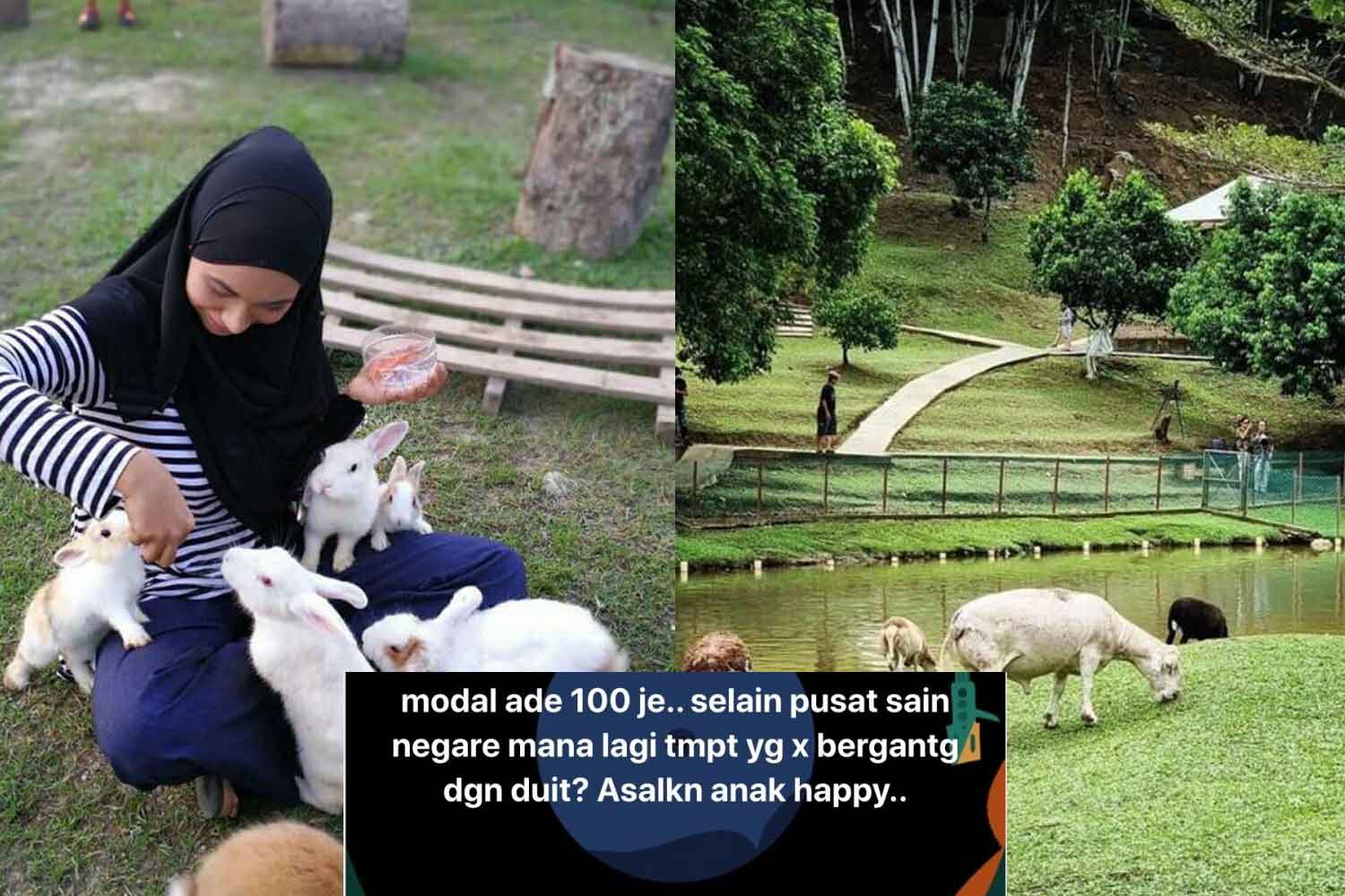 Kos tak sampai RM100, netizen kongsi tempat menarik nak bawa anak bercuti