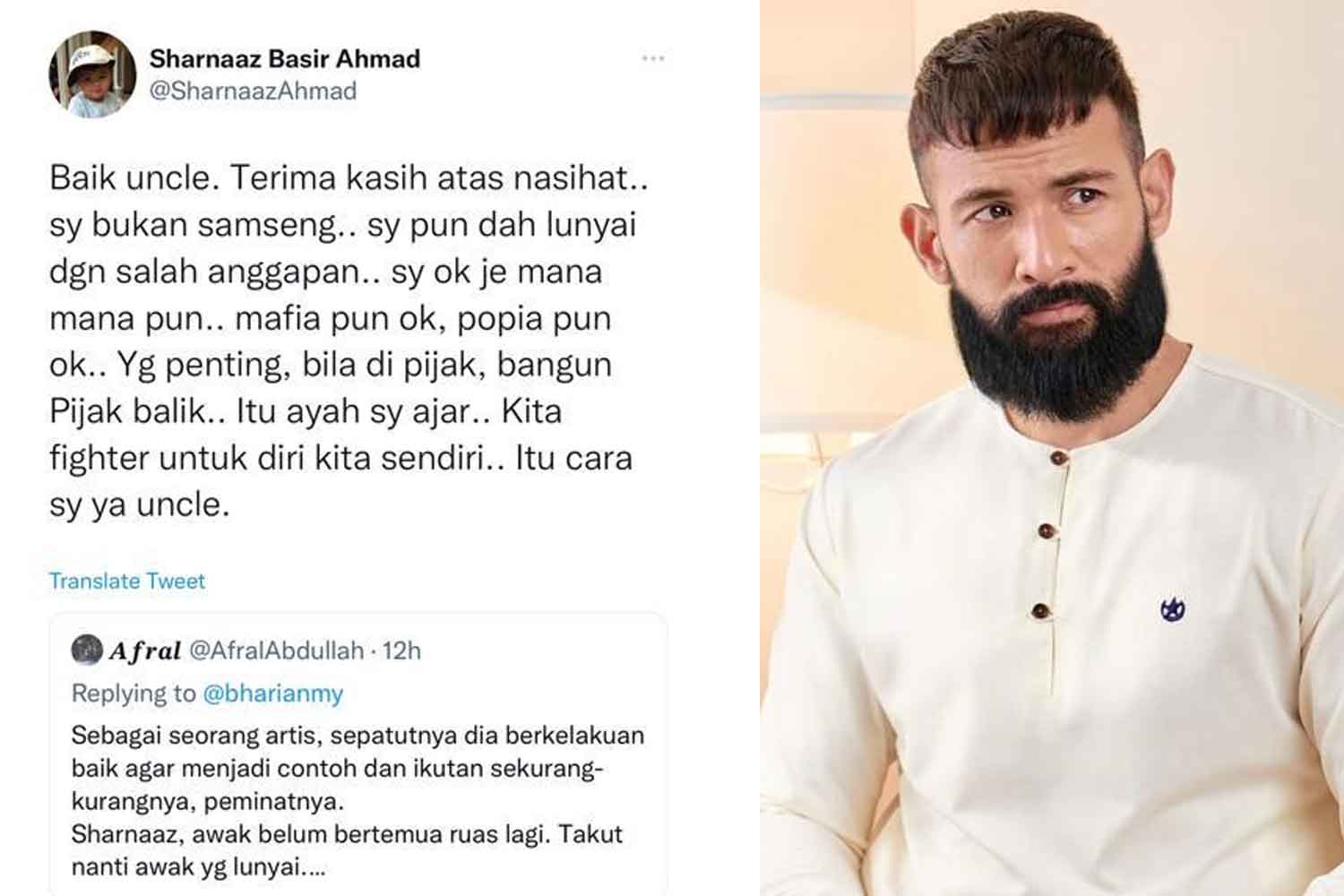 "Takut nanti awak yang lunyai..", jawapan padu Sharnaaz Ahmad buat ramai yang setuju
